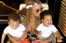 Beyoncé gave us a rare peek at twins Rumi and Sir while on hols