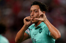 Özil scores on Gunners return as impressive Arsenal thump PSG by four goals