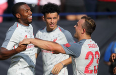 Super Shaqiri bicycle kick helps Liverpool trounce youthful Manchester United