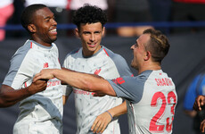 Super Shaqiri bicycle kick helps Liverpool trounce youthful Manchester United