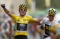 Geraint Thomas celebrates Tour de France triumph as Norway's Kristoff claims final stage