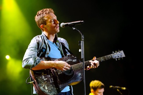 Coldplay's Chris Martin: the band may yet have a chance to play Slane 2012, thanks to a legal tweak by Phil Hogan.