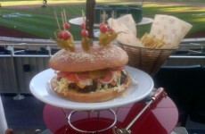 You don't get this at Croker... check out the massive burger the Washington Nationals are serving up