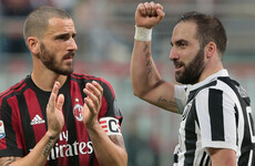 Higuain close to joining Milan while Bonucci set to make Juve return