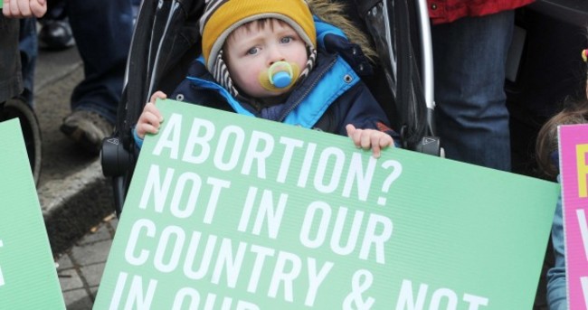GALLERY: Protesters oppose proposed new abortion bill