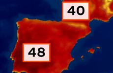 Temperatures in Spain and Portugal could top 48 degrees