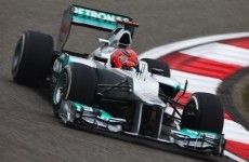 Schumacher tops Shanghai practice