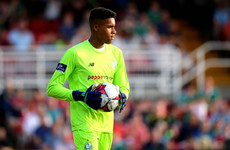 16-year-old goalkeeper up for League of Ireland player of the month award