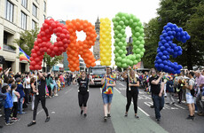 Calls for marriage equality as huge crowds gather in Belfast for this year's Pride event