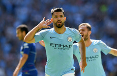 Aguero shines with a double as Man City complete Community Shield triumph