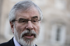 Gerry Adams is publishing a cookbook and it'll be out for Christmas