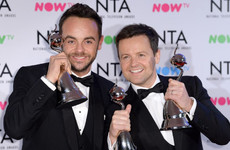 Ant McPartlin won't present any TV shows until next year