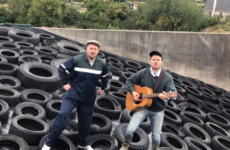 Two Irish singers got their song to No.1 on iTunes by raffling a bale of silage as a prize for buying the single