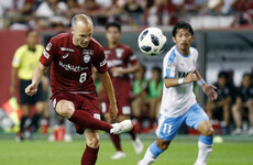 Class is permanent! Andres Iniesta's first goal in Japan is a beauty