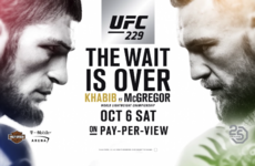 McGregor's return headlines UFC 229 but here's how the rest of the card is looking