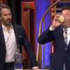 Ryan Reynolds and Jimmy Fallon played a vile drinking game together on The Tonight Show