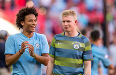 Kevin de Bruyne suffers knee injury in training