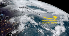 Storm Ernesto is on the way - and will bring some Californian wildfire smoke with it