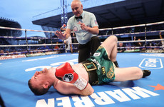 Paddy Barnes wiped out by crippling body shot in maiden world title shot at Windsor
