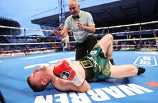 Paddy Barnes wiped out by crippling body shot in maiden world title shot at Windsor