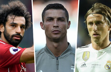 Salah, Ronaldo and Modric to battle for Uefa Player of the Year award