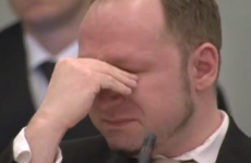 VIDEO: Breivik cries as he watches his own propaganda video