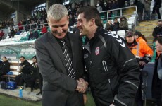 Derry, Crusaders stride towards Setanta Cup final
