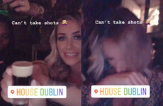 Laura from Love Island struggled with some baby Guinesses in a Dublin bar last night