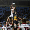 Hughes helps himself to a hat-trick as Wasps see off McFarland's Ulster