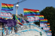 'Welcome to Pope Francis ... but' - Ha'penny Bridge demonstration marks pope's arrival