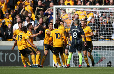 Laporte bullet header rescues Man City after Wolves' controversial opener