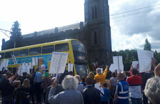 Plans for dramatic cut to bus services in Dublin village has locals on the streets