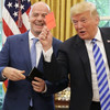 Trump gives media red card after meeting Fifa boss Infantino
