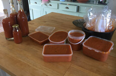 How to make a simple tomato sauce that'll feed you all winter from the freezer