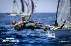 Joy for Irish teenage pair as they win gold at U23 49er Sailing World Championships