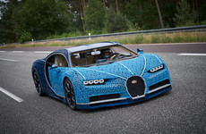 This life-size Bugatti Chiron is made out of Lego Technic