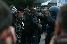 What has sparked the huge far-right (and anti-racism) protests in Germany?