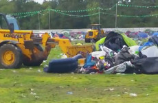 Thousands of tents left behind at Electric Picnic campsite cleared by bulldozers