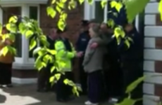 VIDEO: Couple evicted from Killiney home after Anglo repossession order