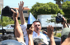 Brazil's presidential frontrunner stabbed at campaign rally