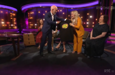 Ray D'Arcy gave Derry Girls' Nicola Coughlan a Den t-shirt for a drawing she did when she was 8