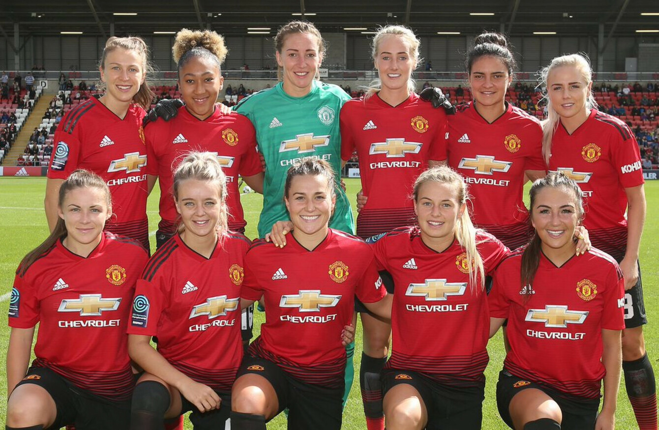 Manchester United Women win first league game 12-0 against Aston Villa