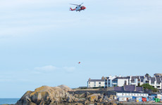 12-year-old boy winched to safety after falling while jumping rocks in south Dublin