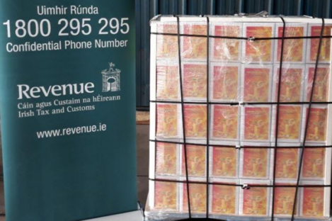 Sangria seized by Revenue officials in Rosslare