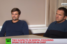 Russian suspects in Salisbury poisoning say they were in UK as tourists