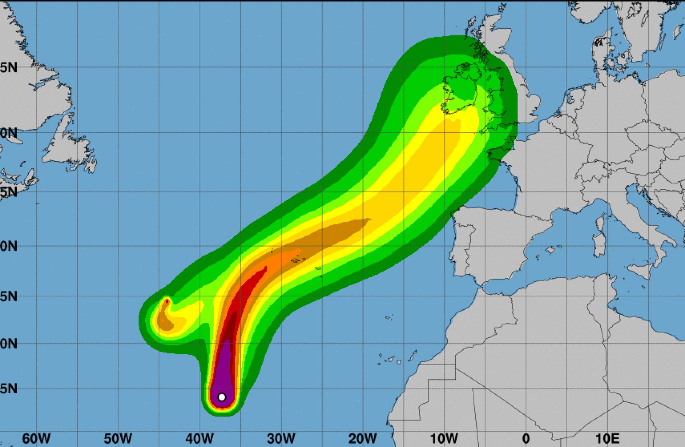 Warning for 'potentially very disturbed weather' as Hurricane Helene 