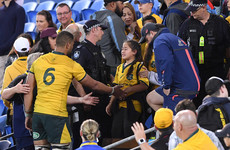 Wallaby fan confronts players after loss to Argentina