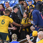 Wallaby fan confronts players after loss to Argentina