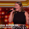 A girl named Georgia Burgess auditioned for the X Factor and well, we're all thinking the same thing