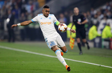 Dimitri Payet fired home this stunning volley last night as Marseille jumped to second in Ligue 1